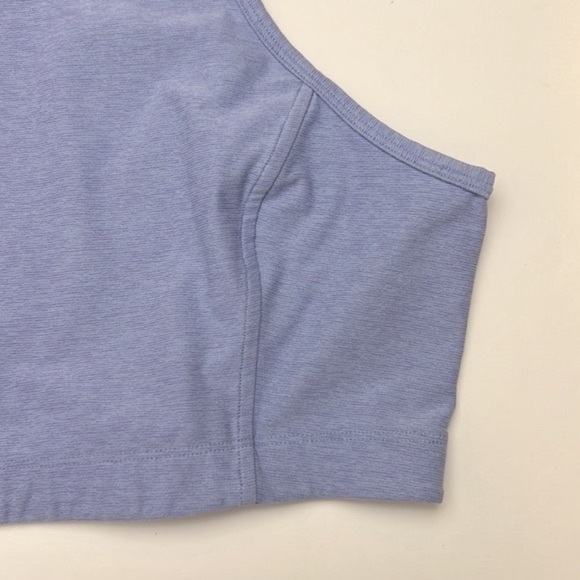 Outdoor Voices Athena Crop Top Halter Back Size Medium Blue - Picture 5 of 10